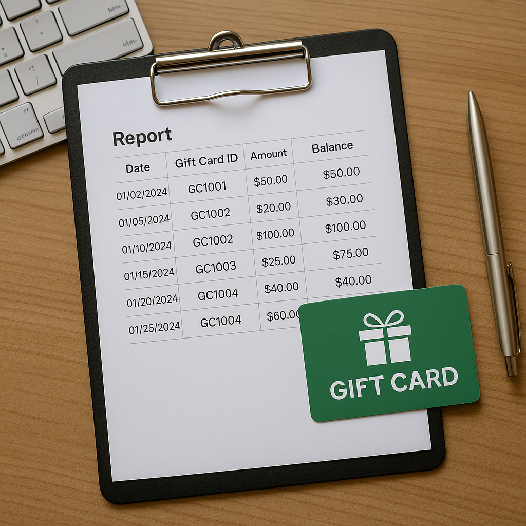 Easily Track Gift Cards with the New Gift Card ID Column in Reports