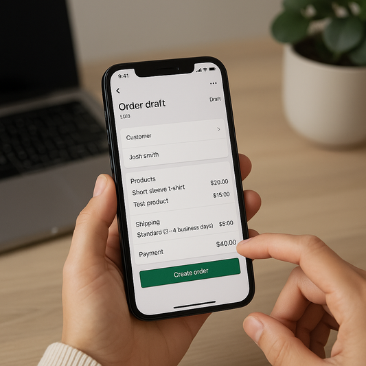 Enhanced Draft Orders in the Shopify Mobile App