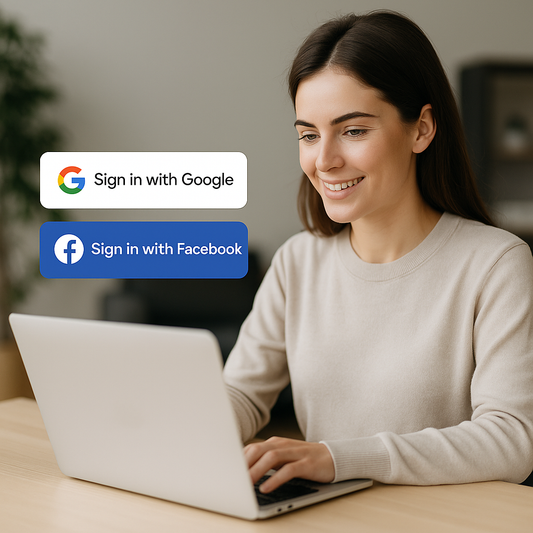 Enhance Customer Experience with Google and Facebook Sign-In