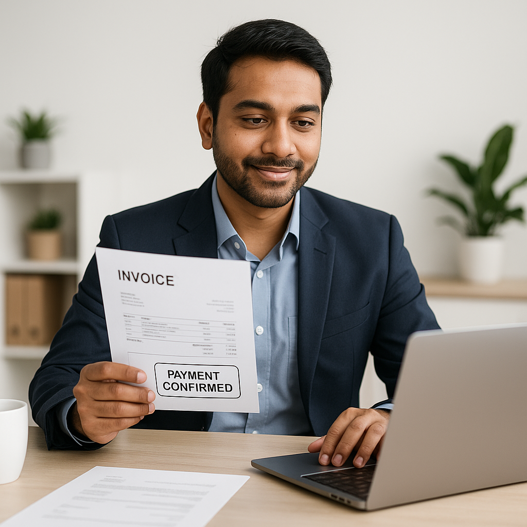 Improved Invoice Payment Confirmation for Indian Merchants