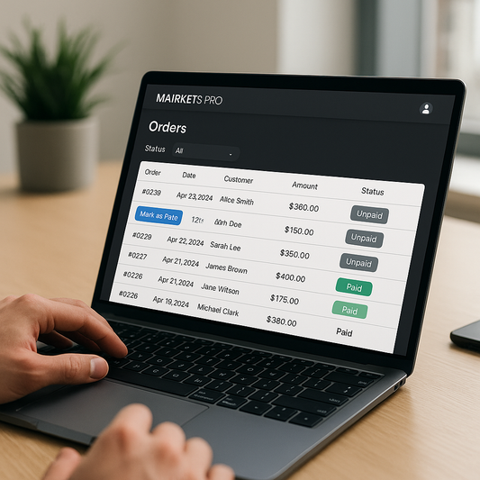 Markets Pro Now Supports Mark as Paid Orders
