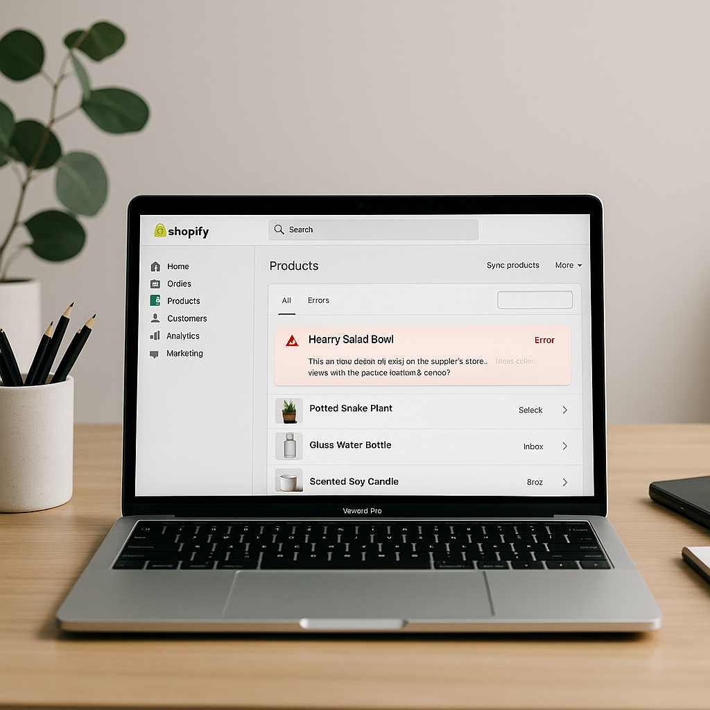 Streamline Product Management with Enhanced Error Visibility in Shopify Collective