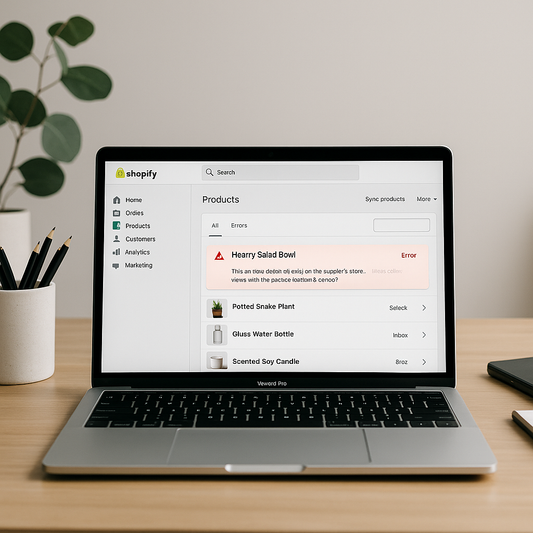 Streamline Product Management with Enhanced Error Visibility in Shopify Collective