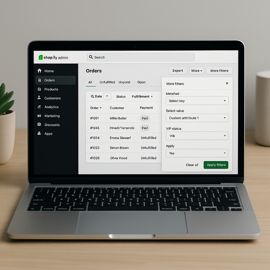 Enhanced Order Management with New Metafield Filters in Shopify Admin