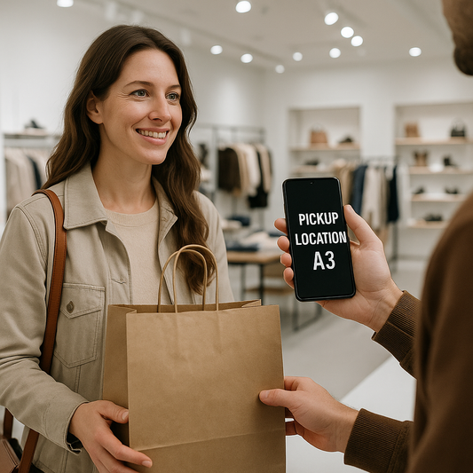 Enhanced In-Store Pickup Experience with Location Display Update