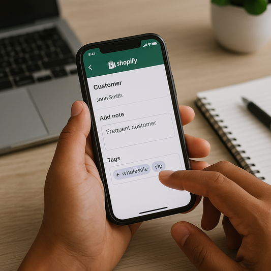 Easily Add Customer Notes and Tags in Shopify’s iOS App