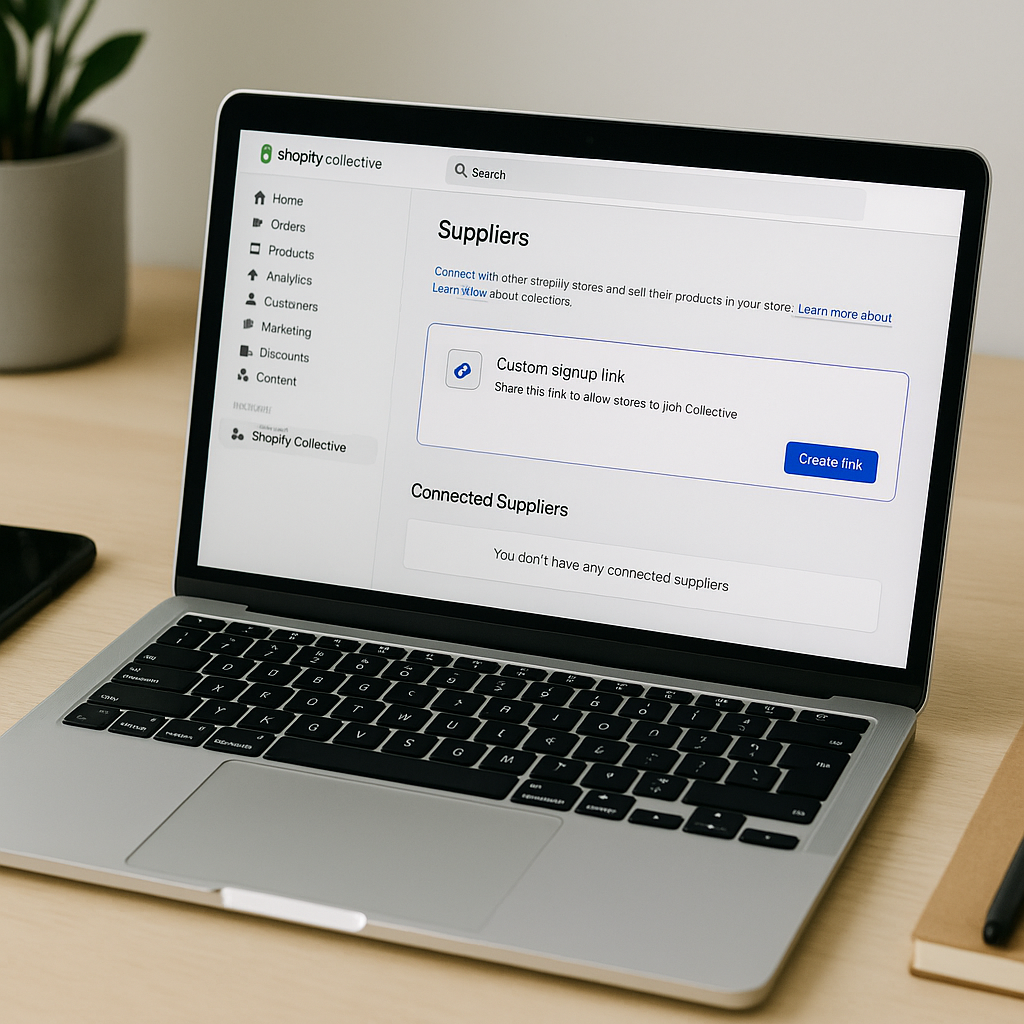 Streamline Supplier Connections in Shopify Collective with Custom Signup Links