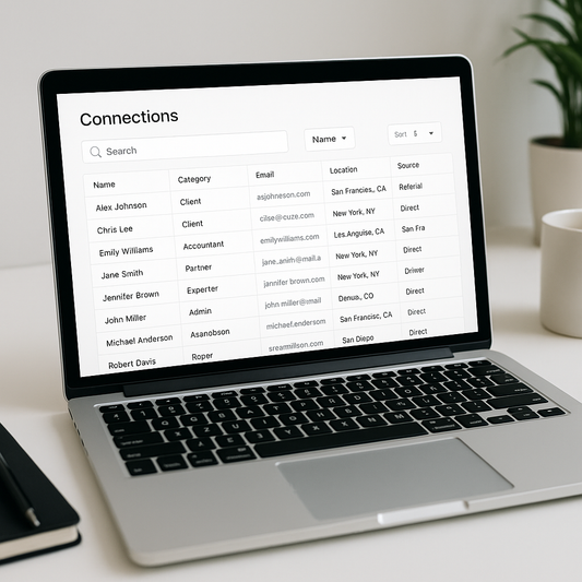 Enhanced Search and Sorting Features in Collective's Connections Table