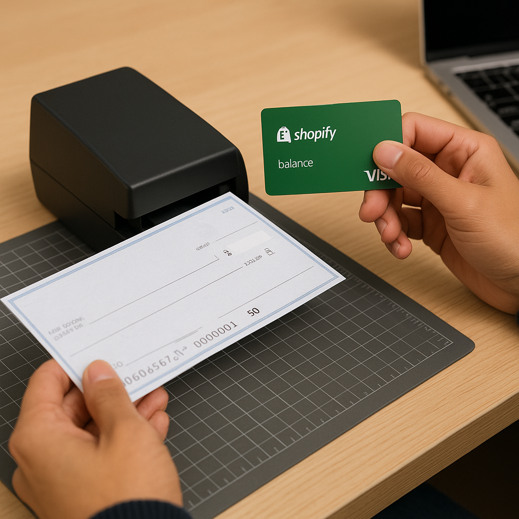 Easily Deposit Checks with Shopify Balance