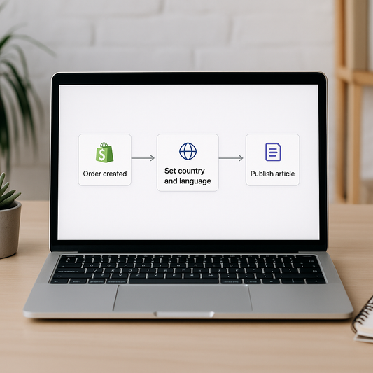 Enhance Your Workflow with New Shopify Flow Actions for Markets and Articles