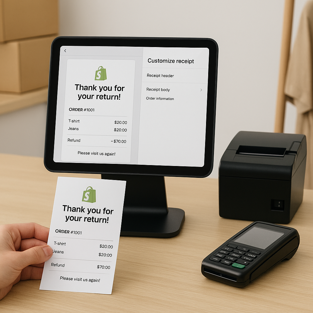 How to Customize Return and Exchange Receipts in Shopify POS