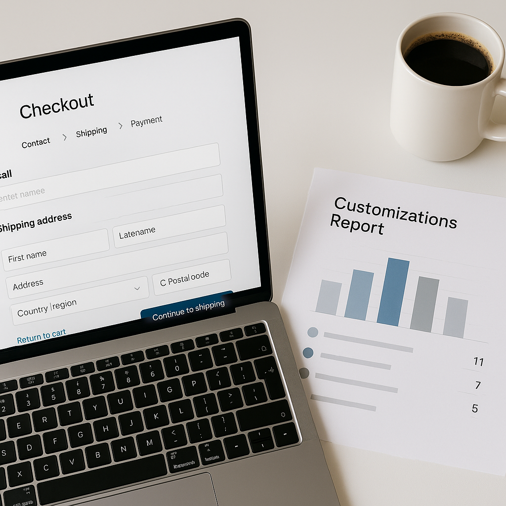 Streamline Plus Checkout with the Customizations Report