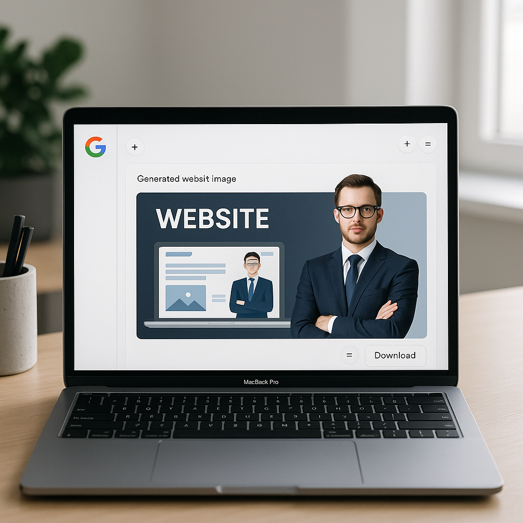 How to Generate Professional Website Images with Google AI Studio