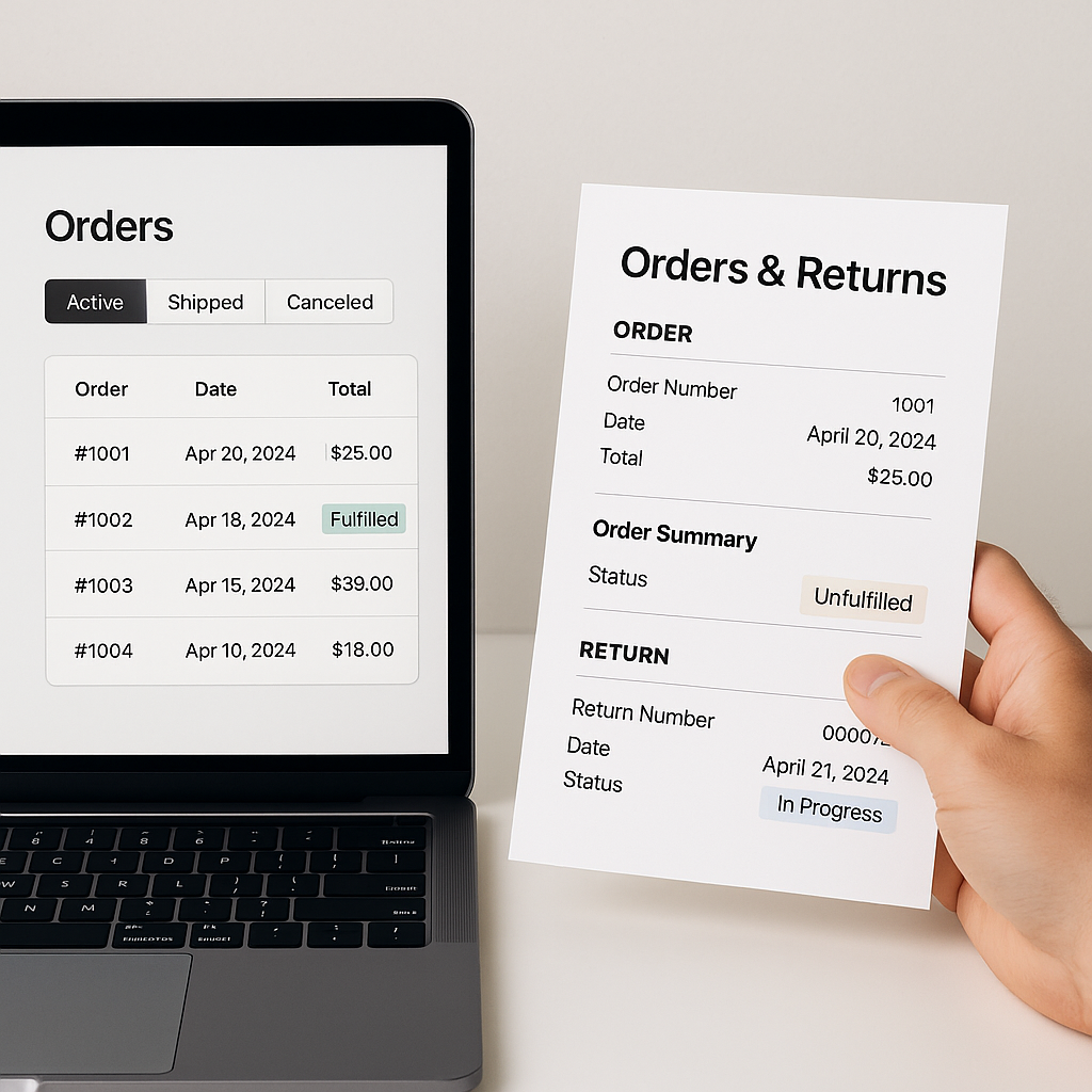 Order Visual Enhanced Visual Hierarchy for Orders and Returns – RNR Media Grp