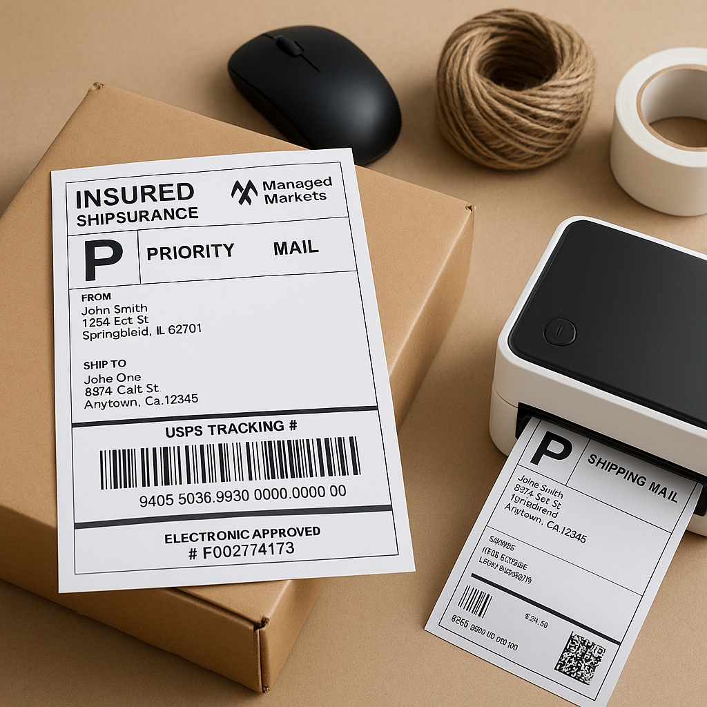 ShipSurance Now Available for Managed Markets Shipping Labels