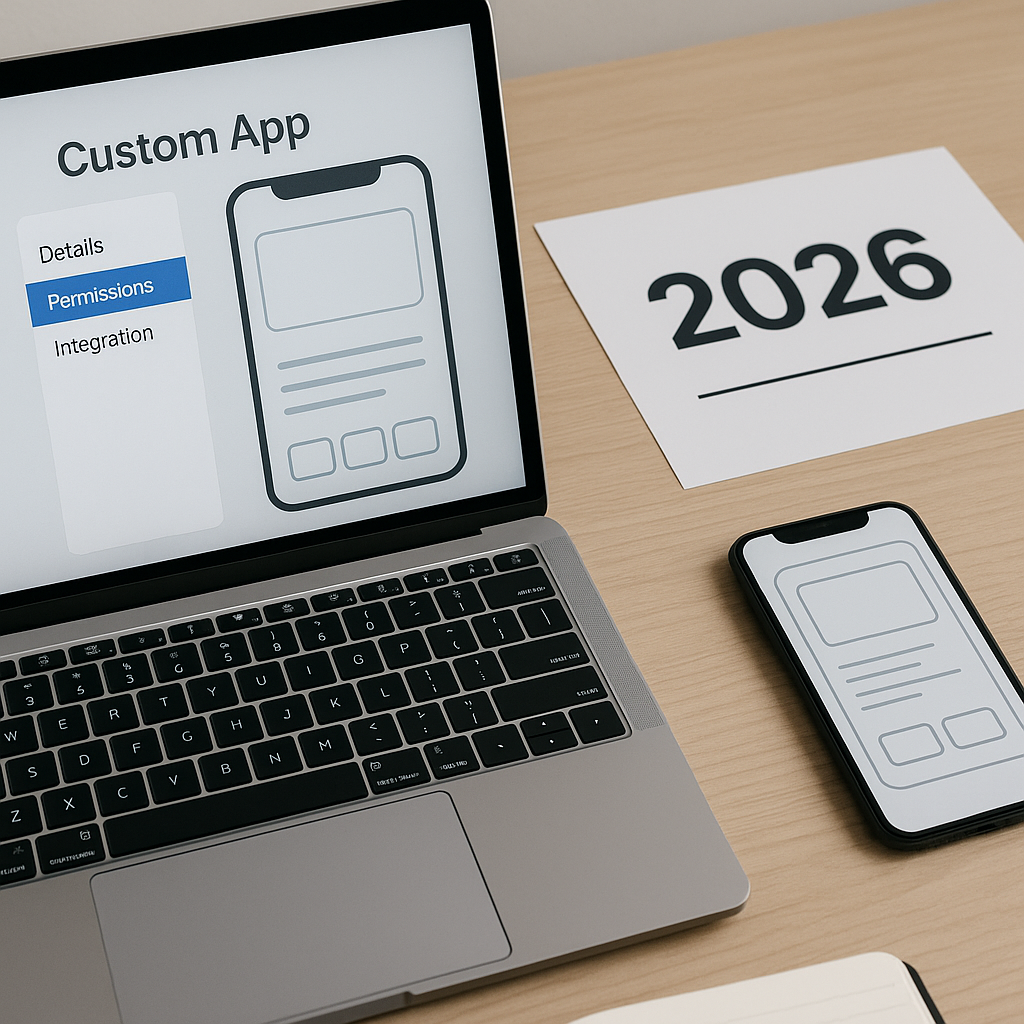 Changes to Custom App Creation After January 1, 2026