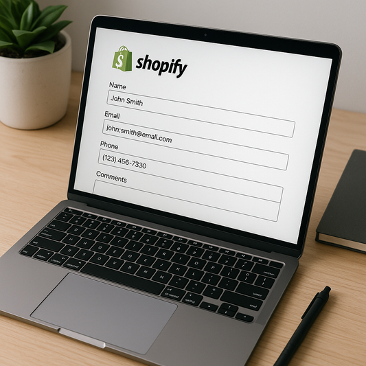 Enhanced Shopify Forms: Flexible Field Creation and Data Storage