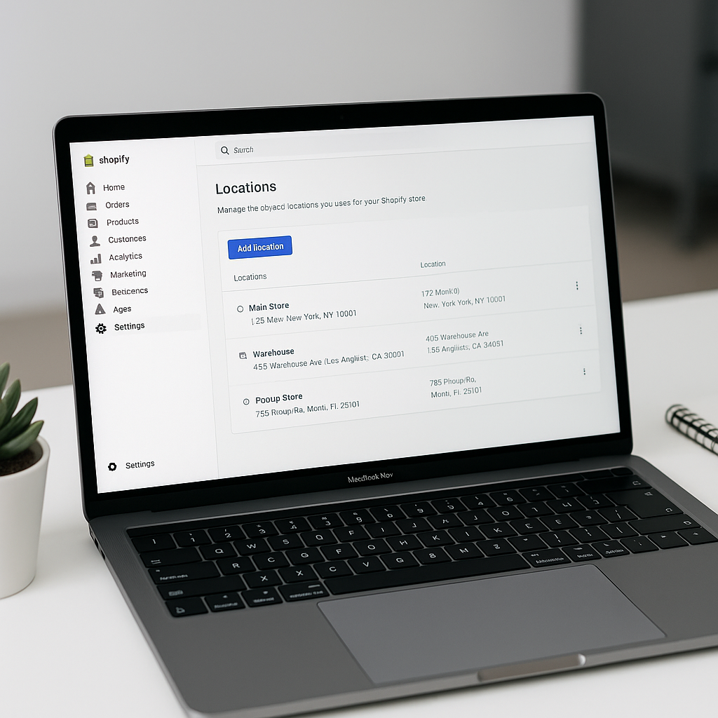 Enhanced Shopify Locations Settings for Easier Store Management