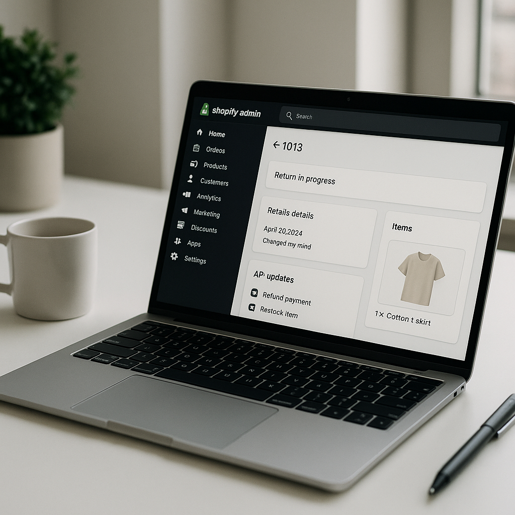 Simplified Return Management and API Updates in Shopify Admin