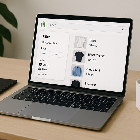 Enhanced Search Experience in Shopify App with Filtering and Expanded Results