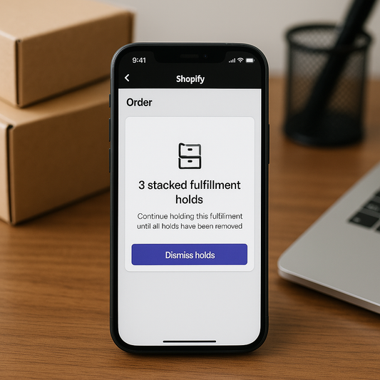 Introducing Stacked Fulfillment Holds on the Shopify Mobile App
