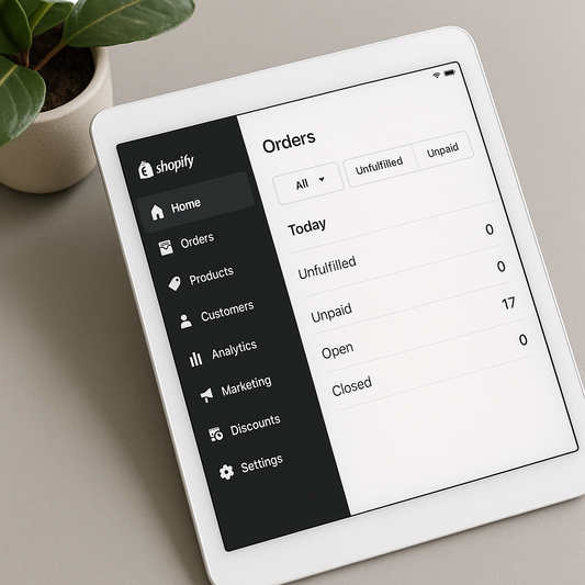 Enhanced Navigation: Shopify App's New Sidebar for Tablets