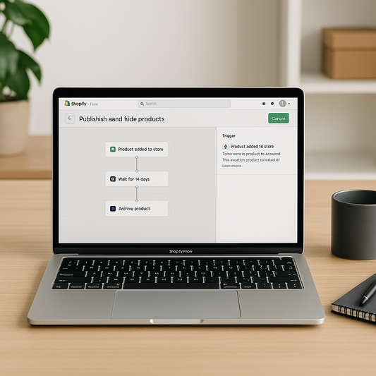 Automate Publishing and Hiding Products with Shopify Flow