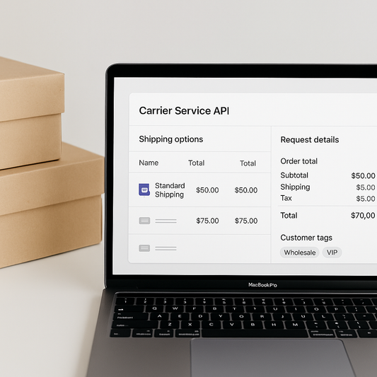 Enhancements to Carrier Service API: Order Totals and Customer Tags