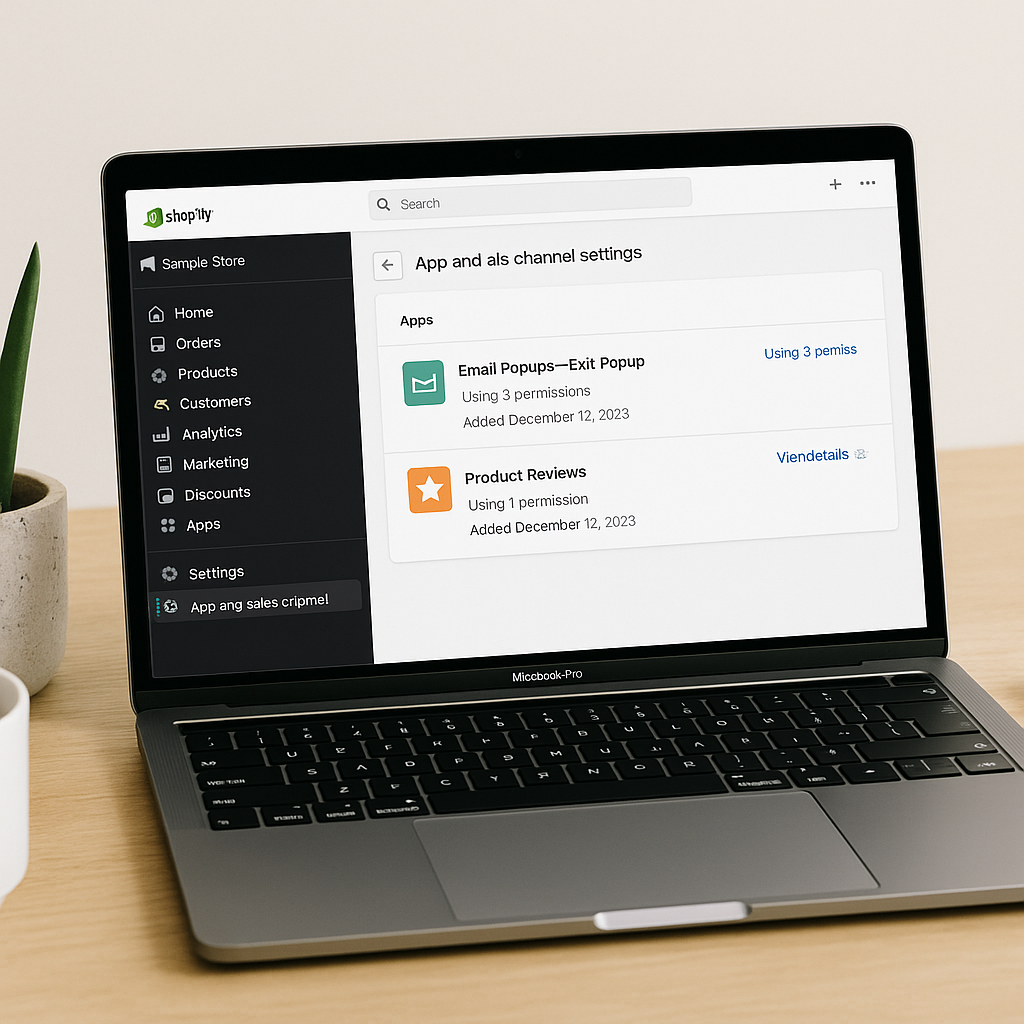 Monitor App Activity and Permissions from Your Shopify Settings