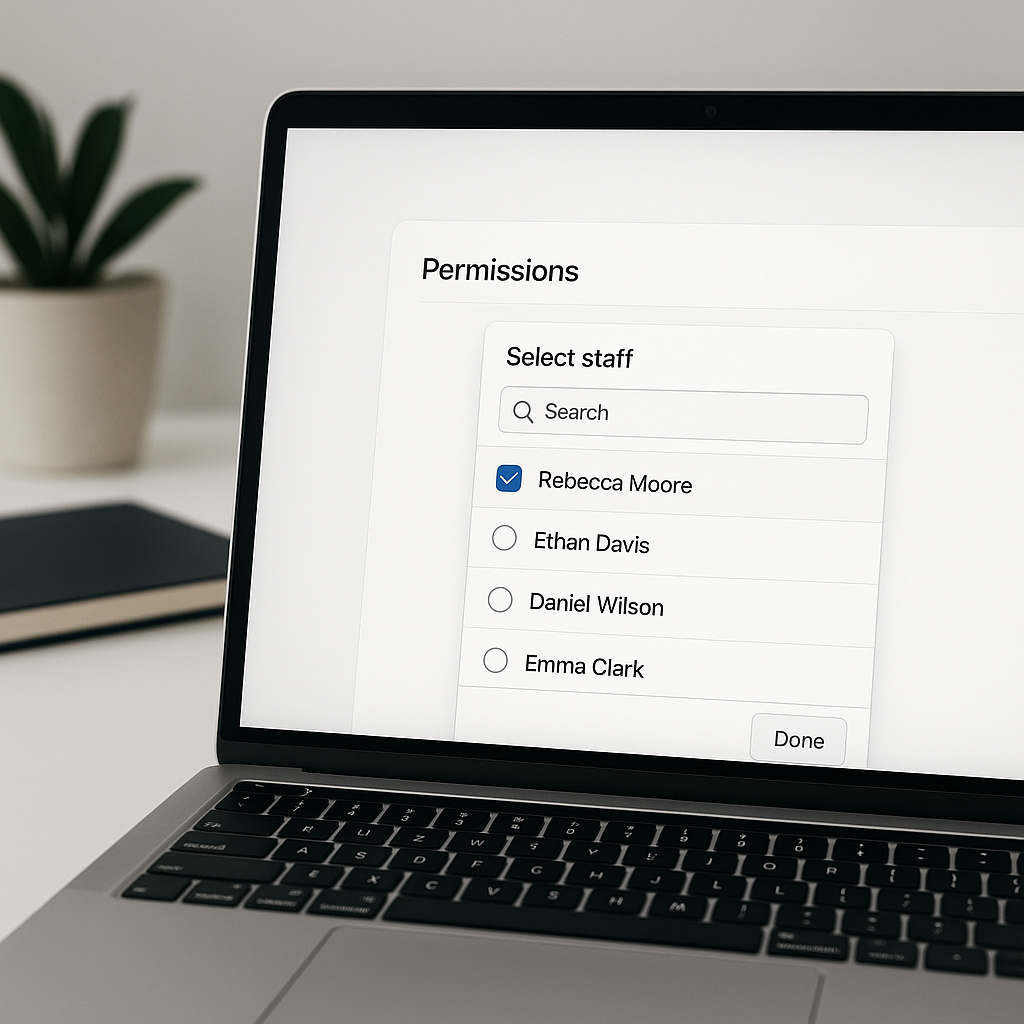 Streamlining Staff Permissions with a Redesigned Selector