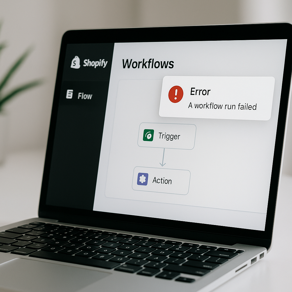 Stay Updated with Shopify Flow's Error Notifications