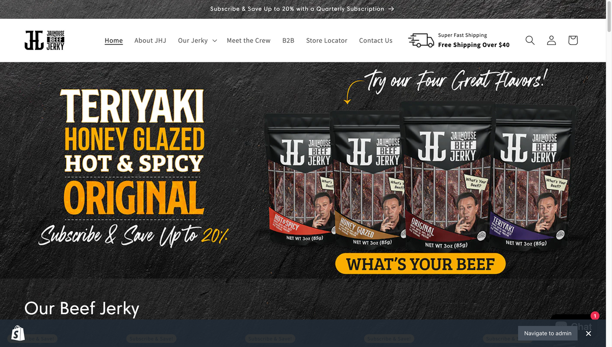 Jailhouse Beef Jerky