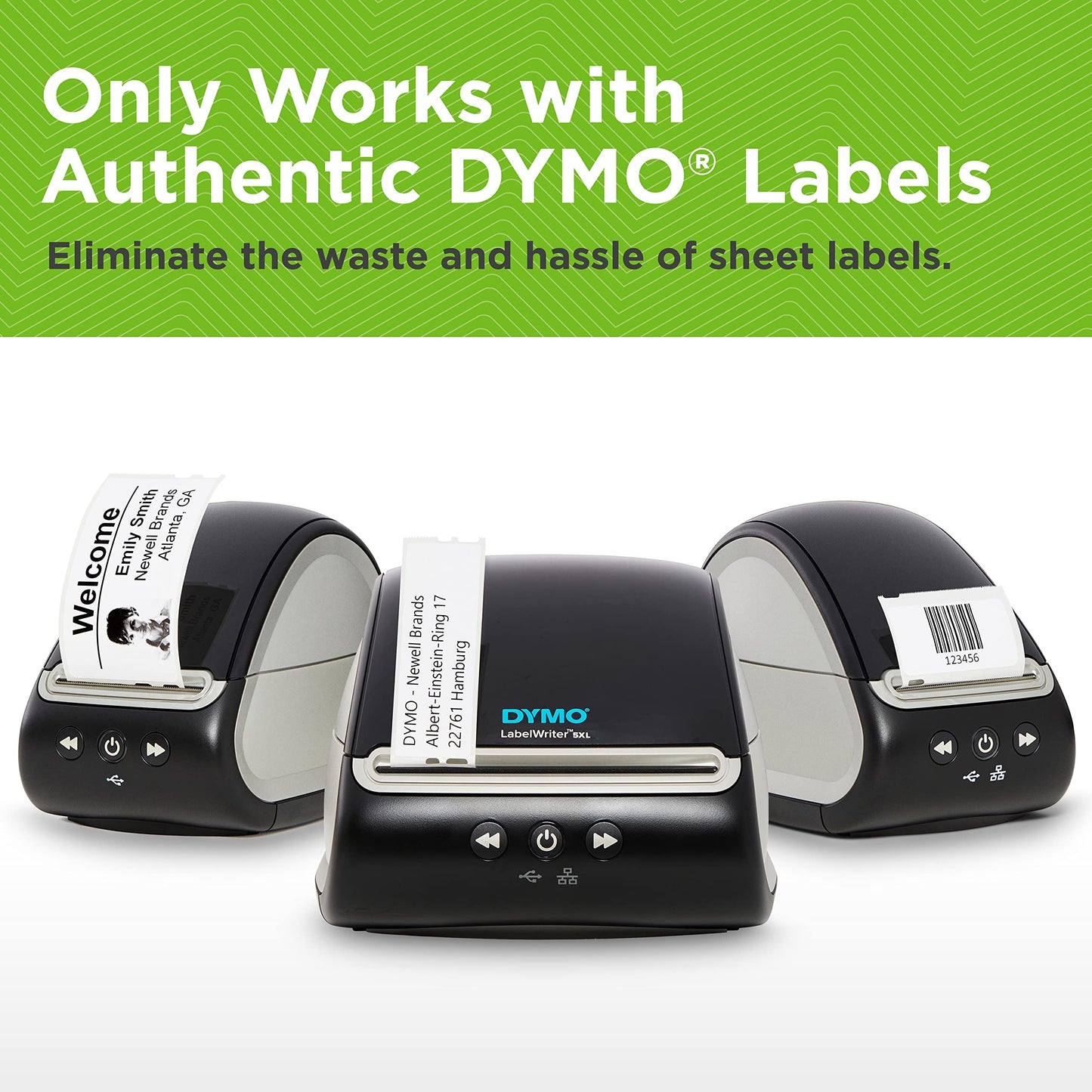 Dymo LabelWriter 550 Label Printer | labelmaker with Direct Thermal Printing | Automatic Label Recognition | Prints Address Labels, Shipping Labels, Barcode Labels and More | EU Plug