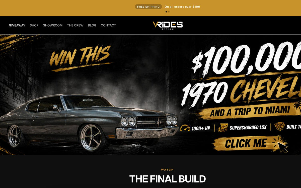 VRides Garage
